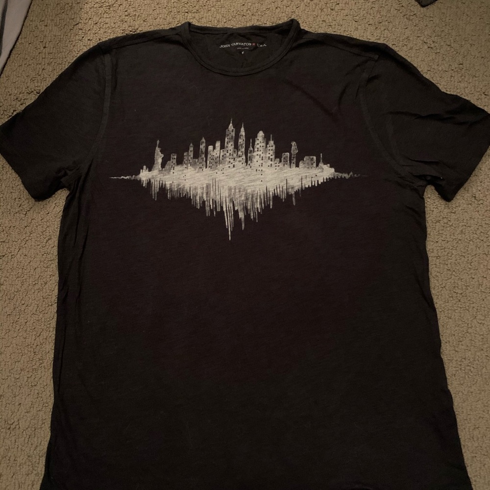 John Varvatos U.S.A. Mens T-Shirt New York Soul